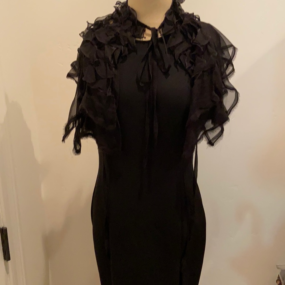 Amelia Toro Black Sleeveless Dress with Slit